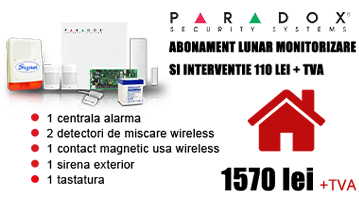 sistem alarma paradox